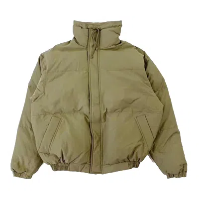 Pre-owned Essentials Fear Of God  Puffer Jacket 'olive' | Green | Men's Size L