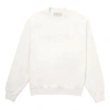 Essentials Fear Of God  Pullover Crewneck 'white' In Neutral