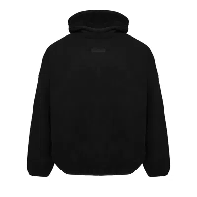 Pre-owned Essentials Fear Of God  Pullover Hoodie 'jet Black'