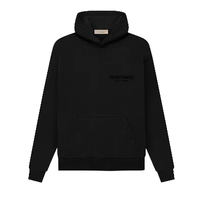 Pre-owned Essentials Fear Of God  Pullover Hoodie 'stretch Limo' In Black