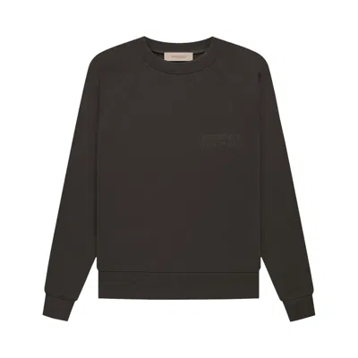 Pre-owned Essentials Fear Of God  Raglan Crewneck 'off Black'