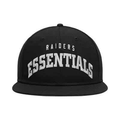 Pre-owned Essentials Fear Of God  Raiders 9fifty Rc Snapback 'black' | Men's Size Onesize