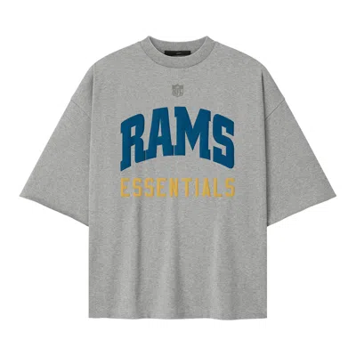 Pre-owned Essentials Fear Of God  Rams 90s 3/4 Sleeve Tee 'concrete Heather' | Grey | Men's Size Xl In Gray