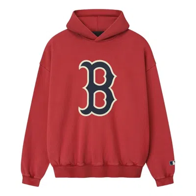 Essentials Fear Of God  Red Sox Sport Hoodie 'red' In Blue