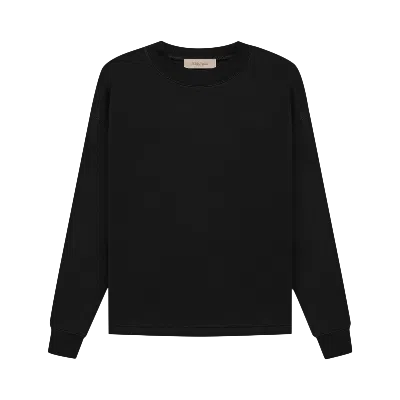 Pre-owned Essentials Fear Of God  Relaxed Crewneck 'stretch Limo' In Black