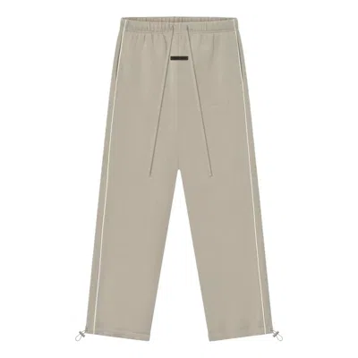 Essentials Fear Of God  Relaxed Fleece Sweatpant With Piping 'timber Cloud White' In Neutral