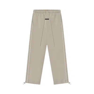 Pre-owned Essentials Fear Of God  Relaxed Fleece Sweatpant With Piping 'timber/cloud White' | Cream | Men's Siz
