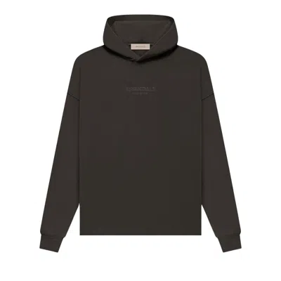 Pre-owned Essentials Fear Of God  Relaxed Hoodie 'off Black'