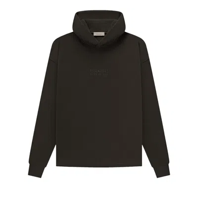 Pre-owned Essentials Fear Of God  Relaxed Hoodie 'off Black'