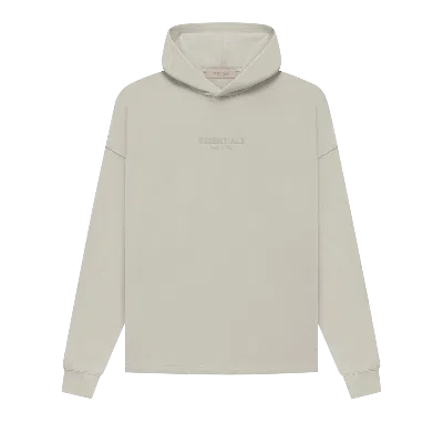 Pre-owned Essentials Fear Of God  Relaxed Hoodie 'smoke' In Grey