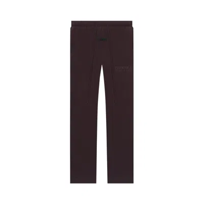 Pre-owned Essentials Fear Of God  Relaxed Sweatpant 'plum' In Brown