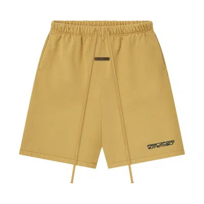 Pre-owned Essentials Fear Of God  Relaxed Sweatshort 'canyon' | Yellow | Men's Size S