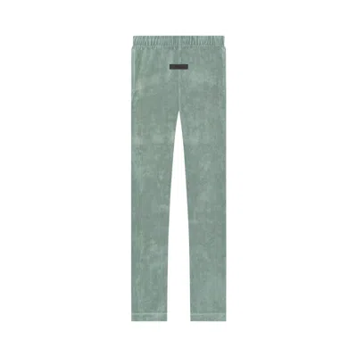 Pre-owned Essentials Fear Of God  Resort Terry Pant 'sycamore' | Green | Women's Size Xs