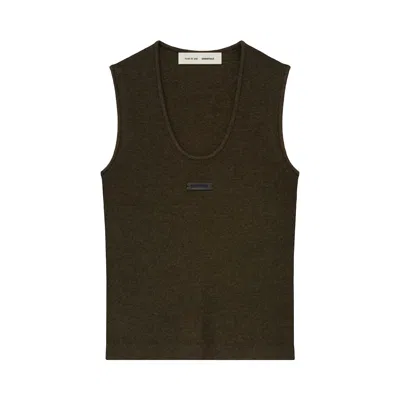 Pre-owned Essentials Fear Of God  Rib Tank 'brown' | Women's Size M