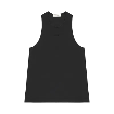 Pre-owned Essentials Fear Of God  Rib Tank 'vintage Black' | Men's Size Xl