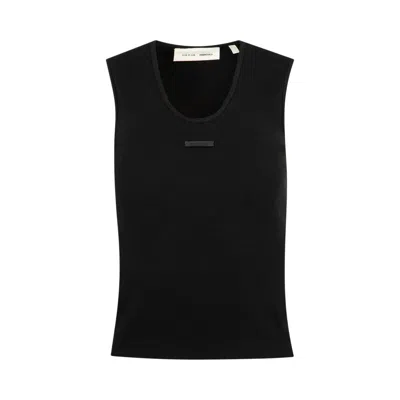 Pre-owned Essentials Fear Of God  Rib Tank 'vintage Black' | Women's Size L