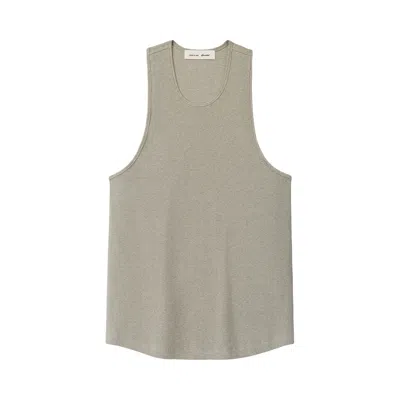 Pre-owned Essentials Fear Of God  Ribbed Essential Tank 'seal Heather' | Grey | Men's Size Xl
