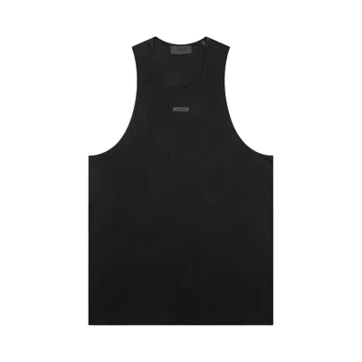 Pre-owned Essentials Fear Of God  Ribbed Tank 'black' | Men's Size Xxs