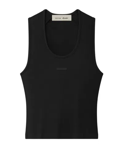 Essentials Fear Of God  Ribbed-knit Fitted Tank Top In Multi