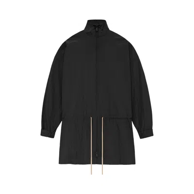 Pre-owned Essentials Fear Of God  Ripstop Mockneck Anorak 'black' | Men's Size L