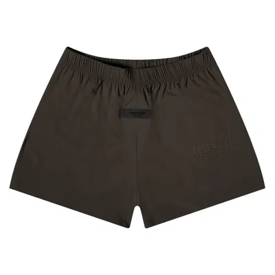 Pre-owned Essentials Fear Of God  Running Nylon Short 'off Black'