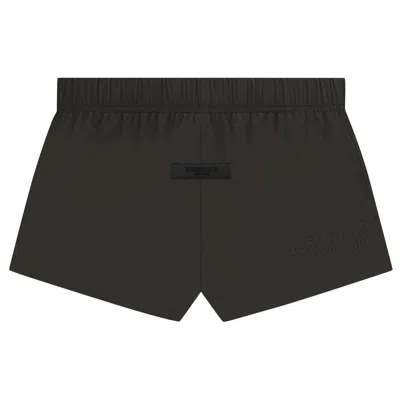 Pre-owned Essentials Fear Of God  Running Nylon Short 'off Black'