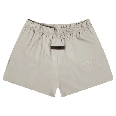 Pre-owned Essentials Fear Of God  Running Nylon Short 'seal' In Grey