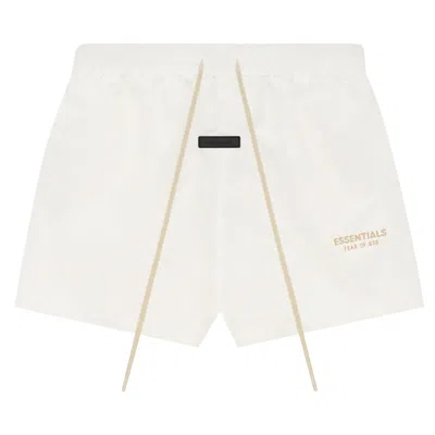 Pre-owned Essentials Fear Of God  Running Short 'cloud Dancer' In Cream