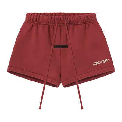 Pre-owned Essentials Fear Of God  Running Short 'crimson' | Red | Women's Size Xl