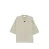 Essentials Logo-patch Oversized T-shirt In Brown