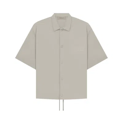 Pre-owned Essentials Fear Of God  Short-sleeve Nylon Shirt 'seal' In Grey