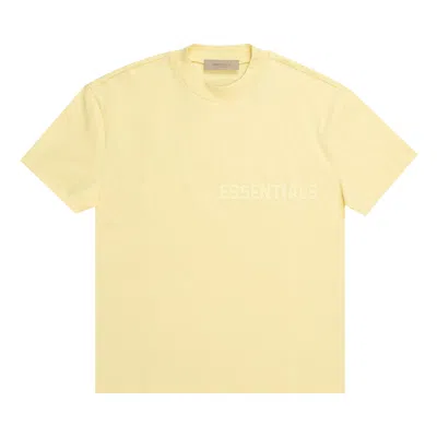 Pre-owned Essentials Fear Of God  Short-sleeve Tee 'canary' In Yellow