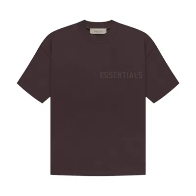 Pre-owned Essentials Fear Of God  Short-sleeve Tee 'plum' In Purple