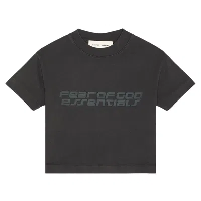 Pre-owned Essentials Fear Of God  Short-sleeve Tee 'vintage Black' | Kid's Size 12