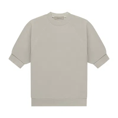Pre-owned Essentials Fear Of God  Short-sleeve Waffle Sweatshirt 'seal' In Grey