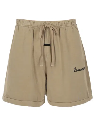 Essentials Fear Of God  Shorts "training" In Brown