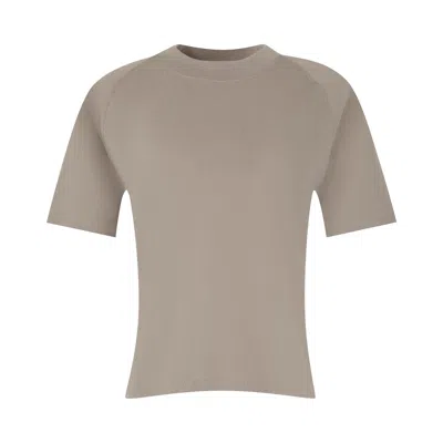 Pre-owned Essentials Fear Of God  Shrunken Tee 'seal' | Grey | Women's Size Xl