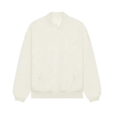 Pre-owned Essentials Fear Of God  Signature 90's Polo Sweatshirt 'oatmeal Heather/light Heather' | Tan | Men's  In Brown