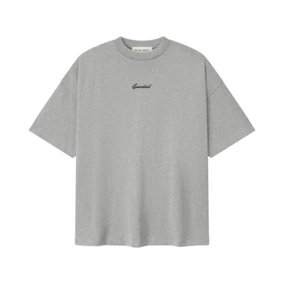 Pre-owned Essentials Fear Of God  Signature 90's Short-sleeve Tee Ii 'concrete Heather' | Grey | Men's Size S In Gray