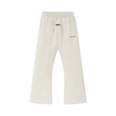 Pre-owned Essentials Fear Of God  Signature Classic Fit Flare Sweatpant 'marble Heather' | Tan | Men's Size Xxl