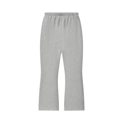 Pre-owned Essentials Fear Of God  Signature Classic Flare Sweatpant 'concrete Heather' | Grey | Women's Size M