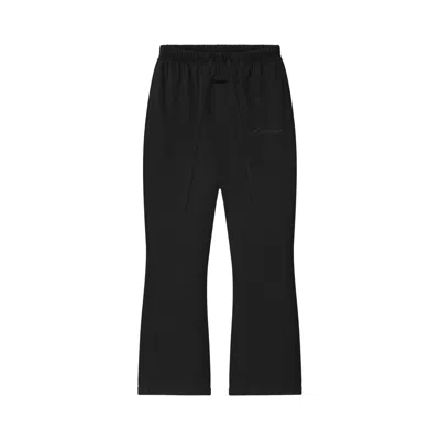 Pre-owned Essentials Fear Of God  Signature Classic Flare Sweatpant 'vintage Black' | Women's Size Xs