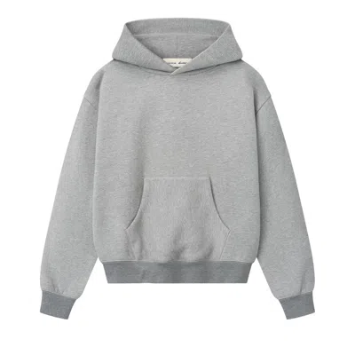 Pre-owned Essentials Fear Of God  Signature Classic Hoodie 'concrete Heather' | Grey | Women's Size L