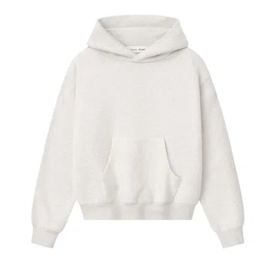 Pre-owned Essentials Fear Of God  Signature Classic Hoodie 'oatmeal Heather' | White | Women's Size M