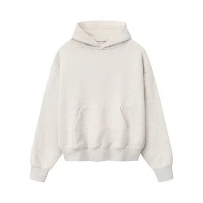 Pre-owned Essentials Fear Of God  Signature Classic Hoodie 'oatmeal Heather/light Heather' | Cream | Men's Size In White