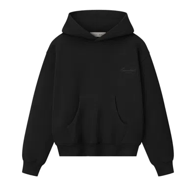 Pre-owned Essentials Fear Of God  Signature Classic Hoodie 'vintage Black' | Women's Size Xs