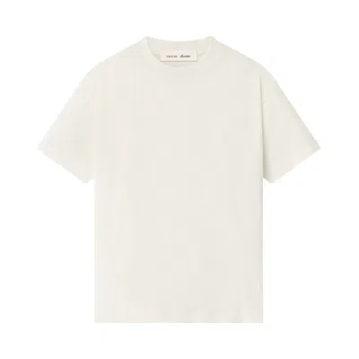 Pre-owned Essentials Fear Of God  Signature Classic Tee 'ivory' | Cream | Kid's Size 10