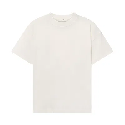 Pre-owned Essentials Fear Of God  Signature Essential T-shirt 'ivory' | Cream | Men's Size Xs In White