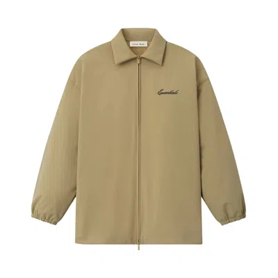 Pre-owned Essentials Fear Of God  Signature Filled Barn Jacket 'dune' | Brown | Men's Size Xl
