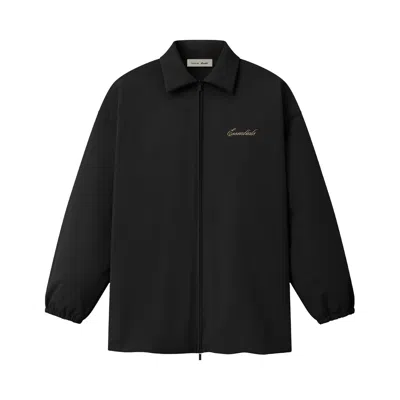 Pre-owned Essentials Fear Of God  Signature Filled Barn Jacket 'vintage Black' | Men's Size M